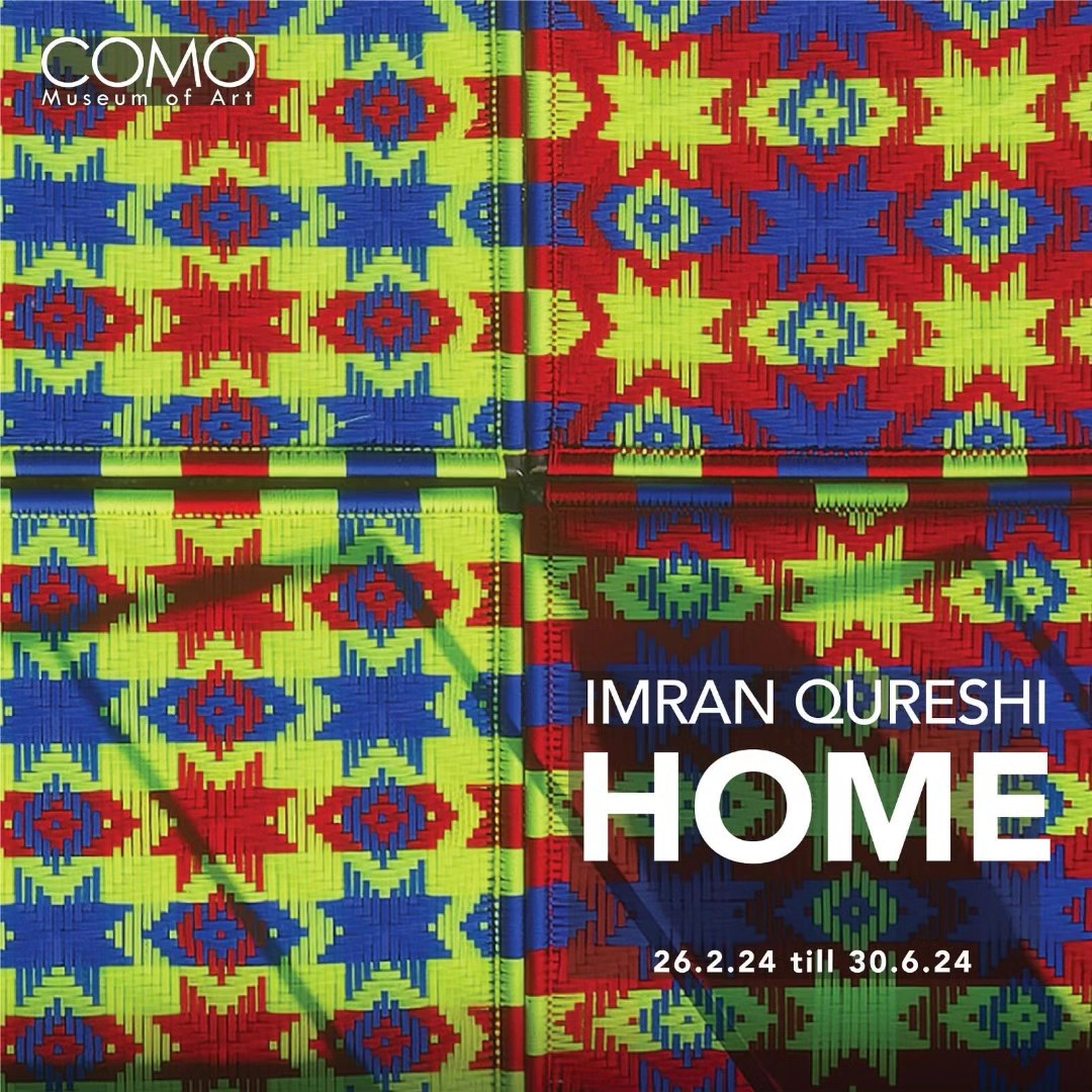 Imran Qureshi’s first solo exhibition at COMO Museum of Art ‘Home’ opens tomorrow, Monday 26th February ‘24!