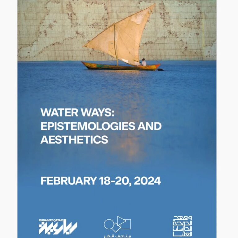 Looking forward to presenting my work at the conference- WATER WAYS: Epistemologies and Aesthetics.