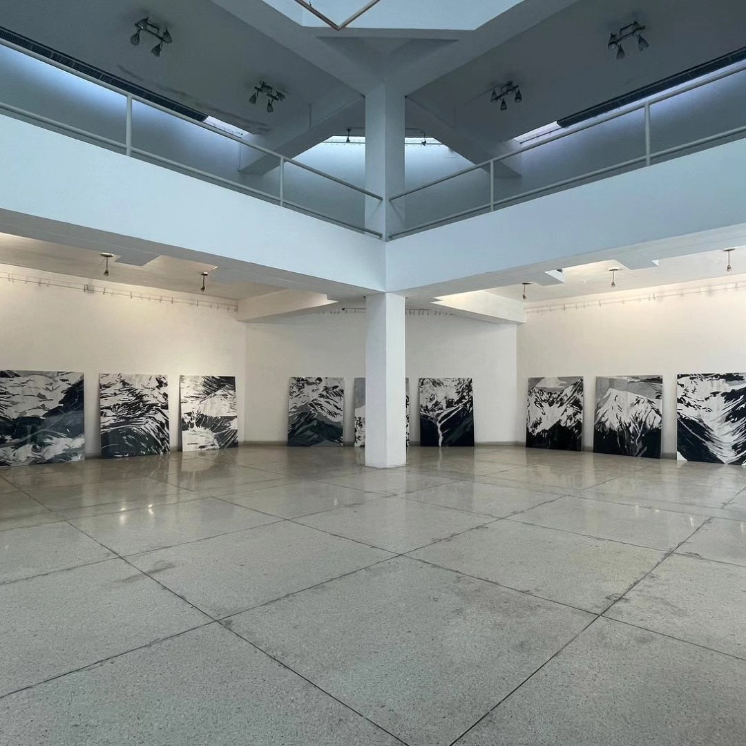 My works “Aerial Studies” at Lahore Biennale 03 curtain raiser exhibition, “Of Mountains and Seas” curated by John Tain. — image 3