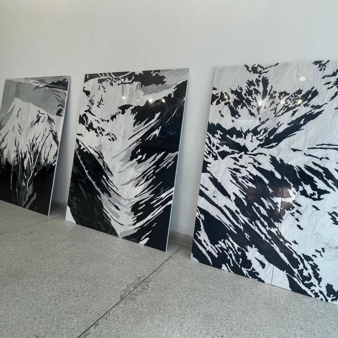 My works “Aerial Studies” at Lahore Biennale 03 curtain raiser exhibition, “Of Mountains and Seas” curated by John Tain. — image 5