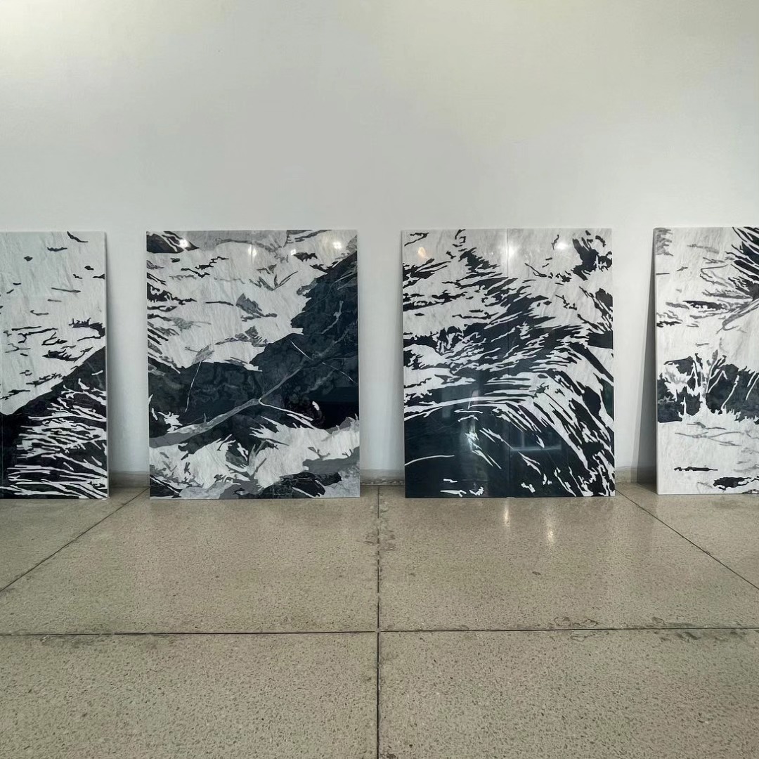 My works “Aerial Studies” at Lahore Biennale 03 curtain raiser exhibition, “Of Mountains and Seas” curated by John Tain. — image 6
