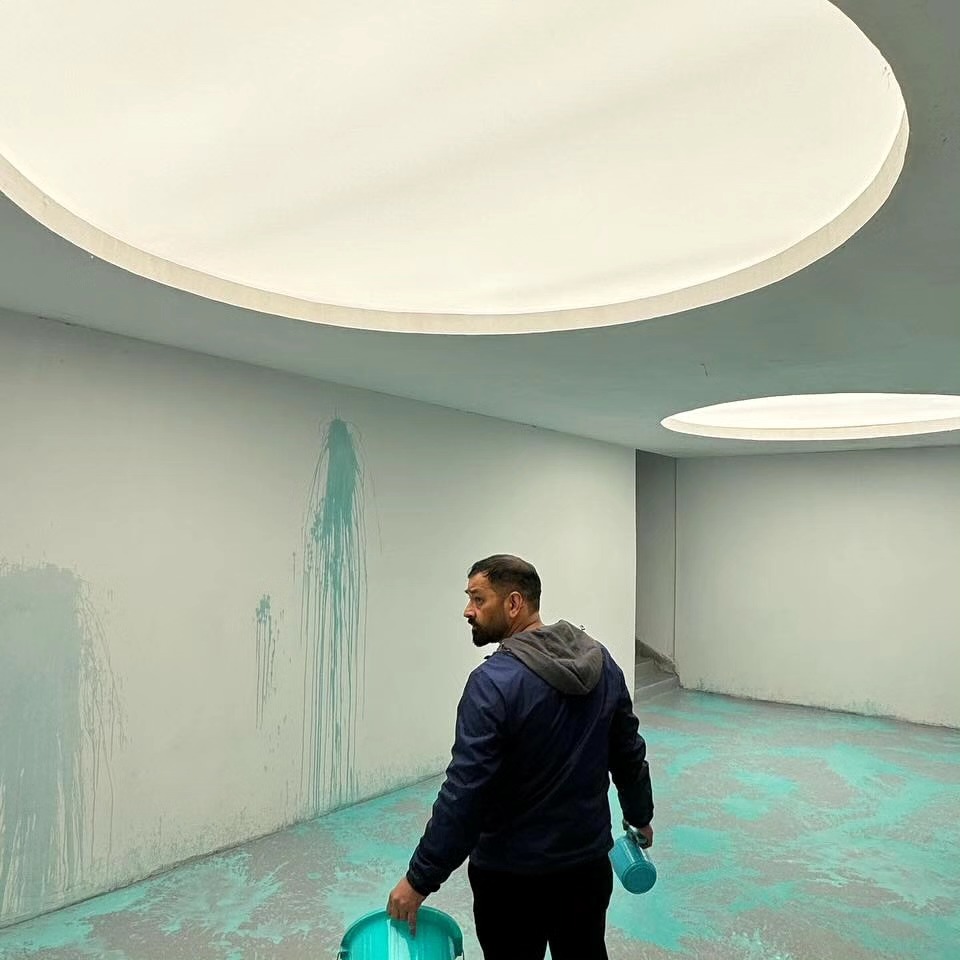 ‘The Garden’ by internationally acclaimed artist Imran Qureshi, blooms at Nasir Bagh’s The Barracks Gallery on February... — image 1