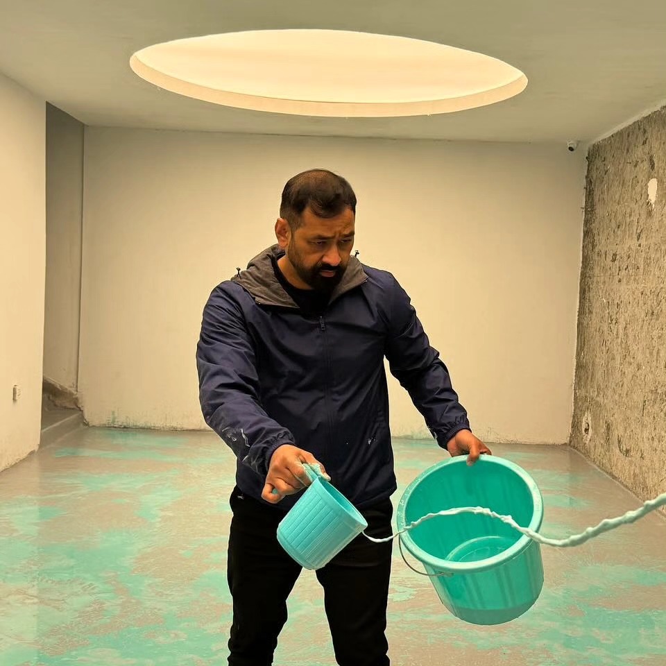 ‘The Garden’ by internationally acclaimed artist Imran Qureshi, blooms at Nasir Bagh’s The Barracks Gallery on February... — image 5