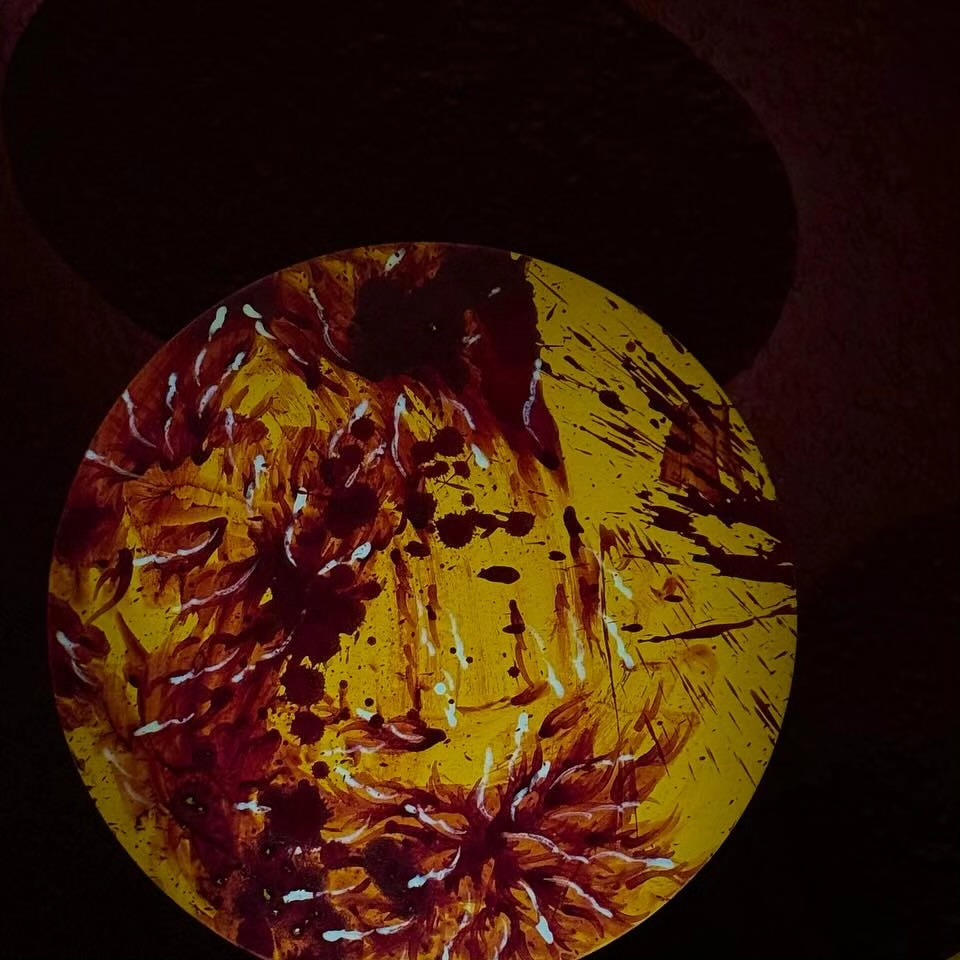 ‘The Garden’ by internationally acclaimed artist Imran Qureshi, blooms at Nasir Bagh’s The Barracks Gallery on February... — image 6