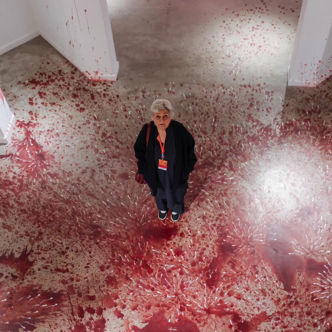 A very special opening night for ‘Home’ by @imranqureshiartist — image 1. 📸: @irfanyounasphotography