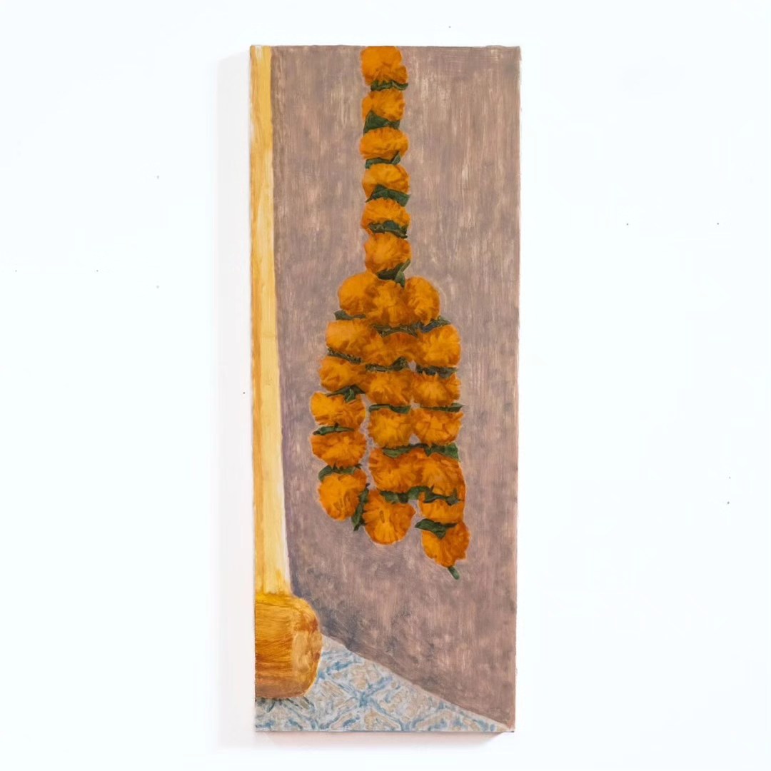 Anchoring Fiza Khatri’s immersive display at Art Basel Hong Kong is a seven-panel painting called ‘Beloved’. — image 10