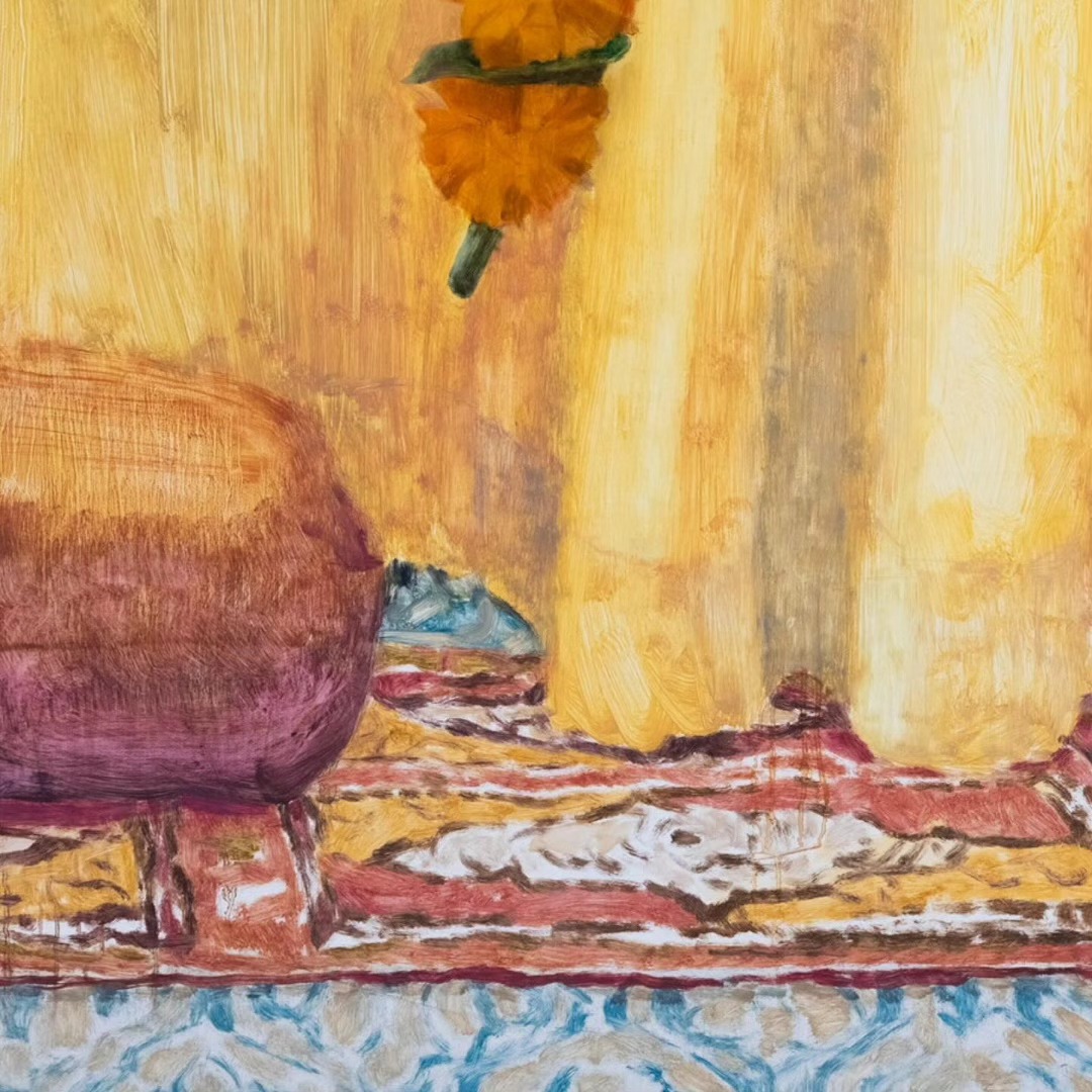 Anchoring Fiza Khatri’s immersive display at Art Basel Hong Kong is a seven-panel painting called ‘Beloved’. — image 4