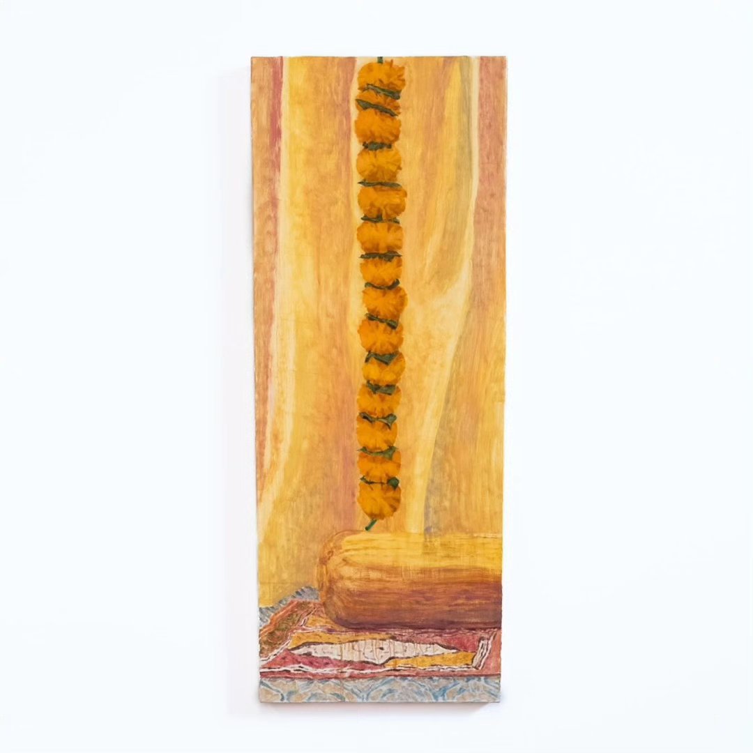 Anchoring Fiza Khatri’s immersive display at Art Basel Hong Kong is a seven-panel painting called ‘Beloved’. — image 6