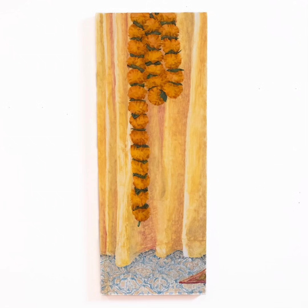 Anchoring Fiza Khatri’s immersive display at Art Basel Hong Kong is a seven-panel painting called ‘Beloved’. — image 7