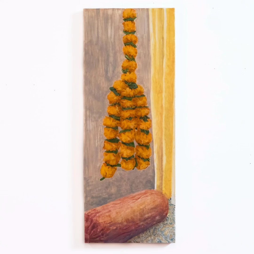 Anchoring Fiza Khatri’s immersive display at Art Basel Hong Kong is a seven-panel painting called ‘Beloved’. — image 8