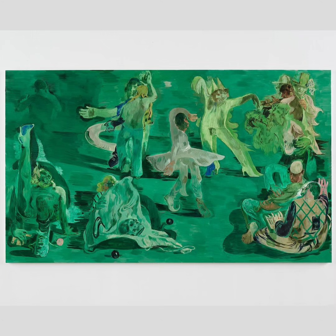 Honored to have 2 paintings in ‘Le monde comme il va’ at @boursedecommerce — Pinault Collection among some amazing artists — image 1