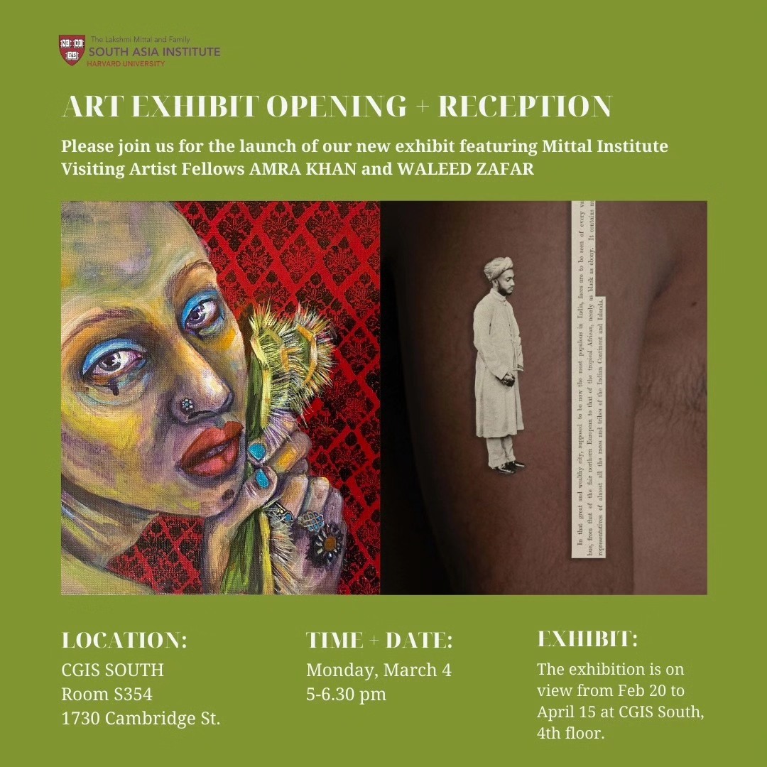 On March 4, join us for the launch of the Spring 2024 Visiting Artist Fellowship Art Exhibition with Amra Khan... — image 1
