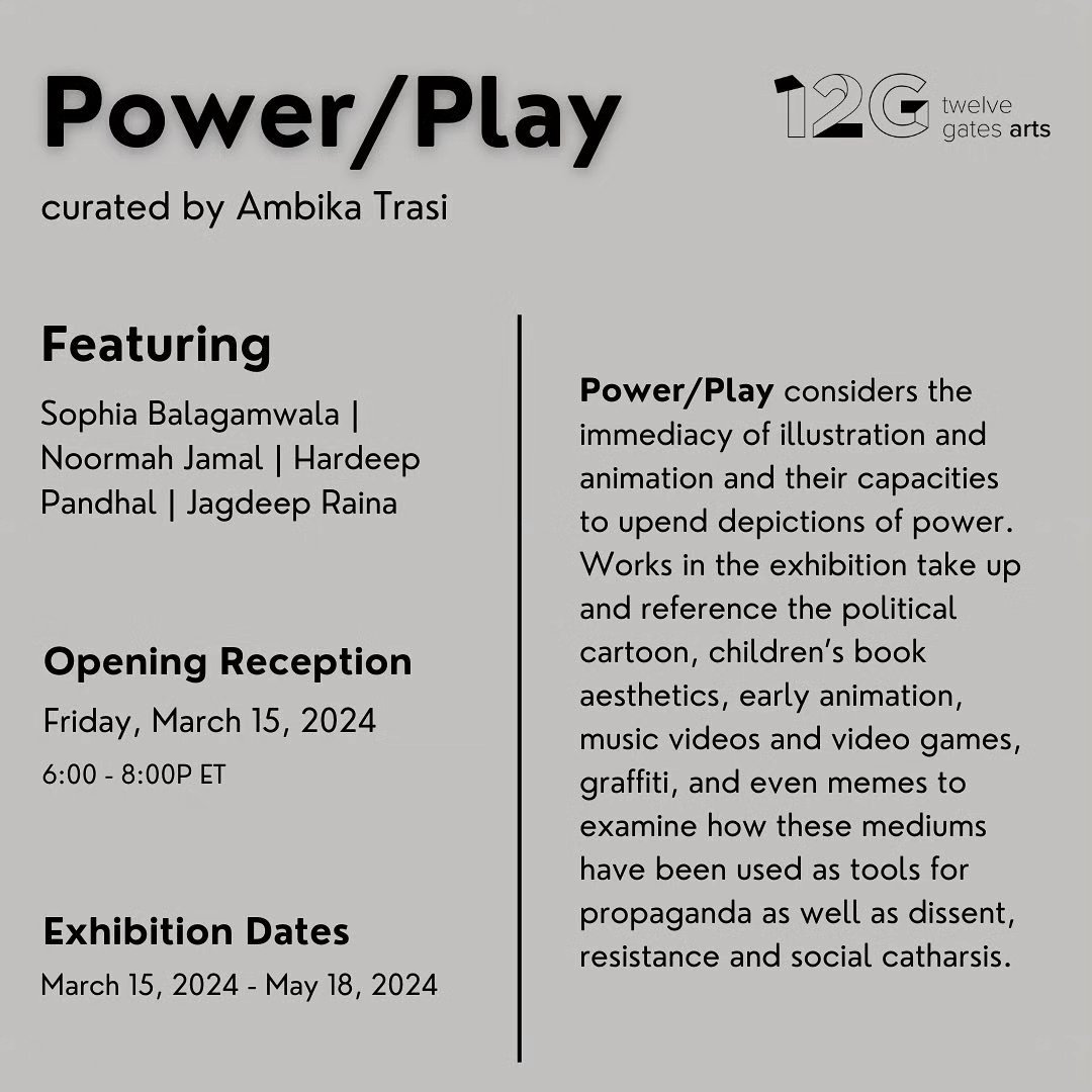 Power/Play curated by atrasities opens this Friday at @12gates — image 3