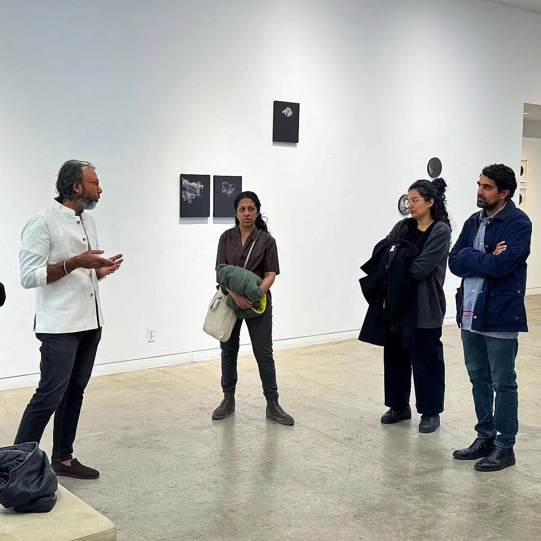 A walkthrough with the artist and the curators @amazona12 & @seenbysarahburney of the show TRIAD being exhibited at @aiconcontemporary — image 6. Photo courtesy @aiconcontemporary
