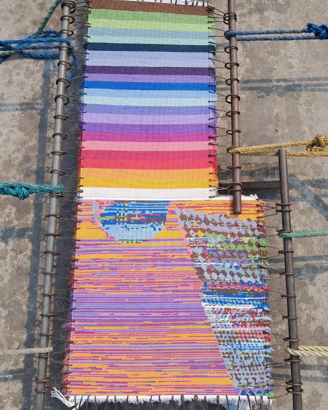 I am thrilled and excited to see a sample of an experimental art work in progress for my upcoming exhibition in Los Angeles, California.