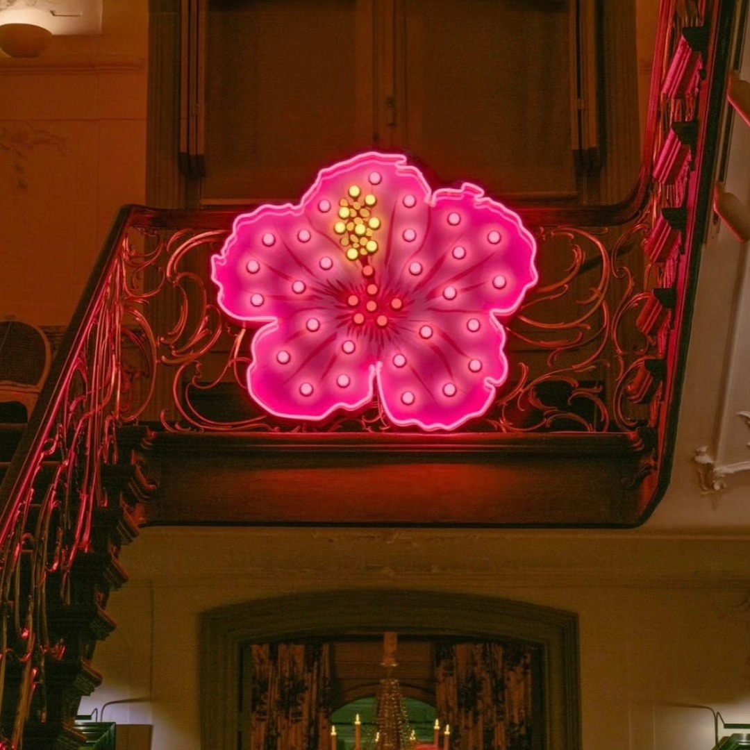 Iftikhar Dadi & Elizabeth Dadi present two neon sculptures from the series ‘Efflorescence’ (2013-present) in the... — image 2. Images: