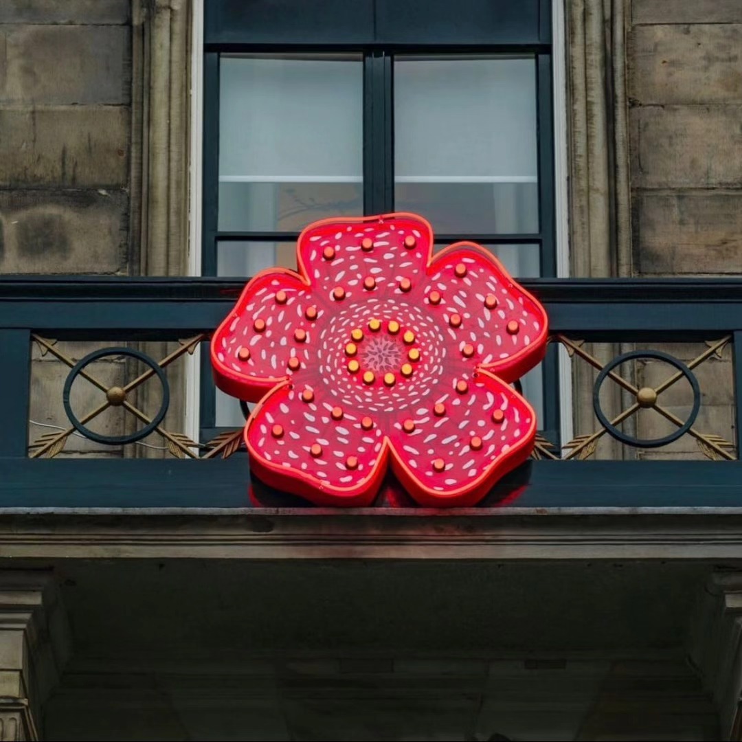 Iftikhar Dadi & Elizabeth Dadi present two neon sculptures from the series ‘Efflorescence’ (2013-present) in the... — image 4. Images: