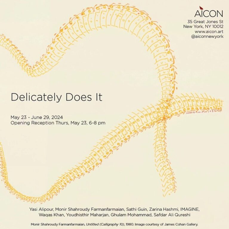 Aicon is pleased to announce ‘Delicately Does It,’ a group exhibition that focuses on the work of several artists who…