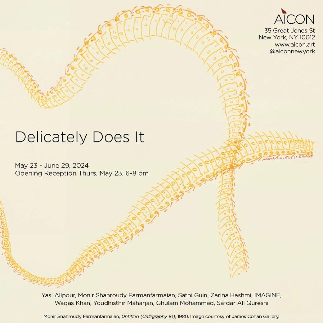 Aicon is pleased to announce ‘Delicately Does It,’ a group exhibition that focuses on the work of several artists who...