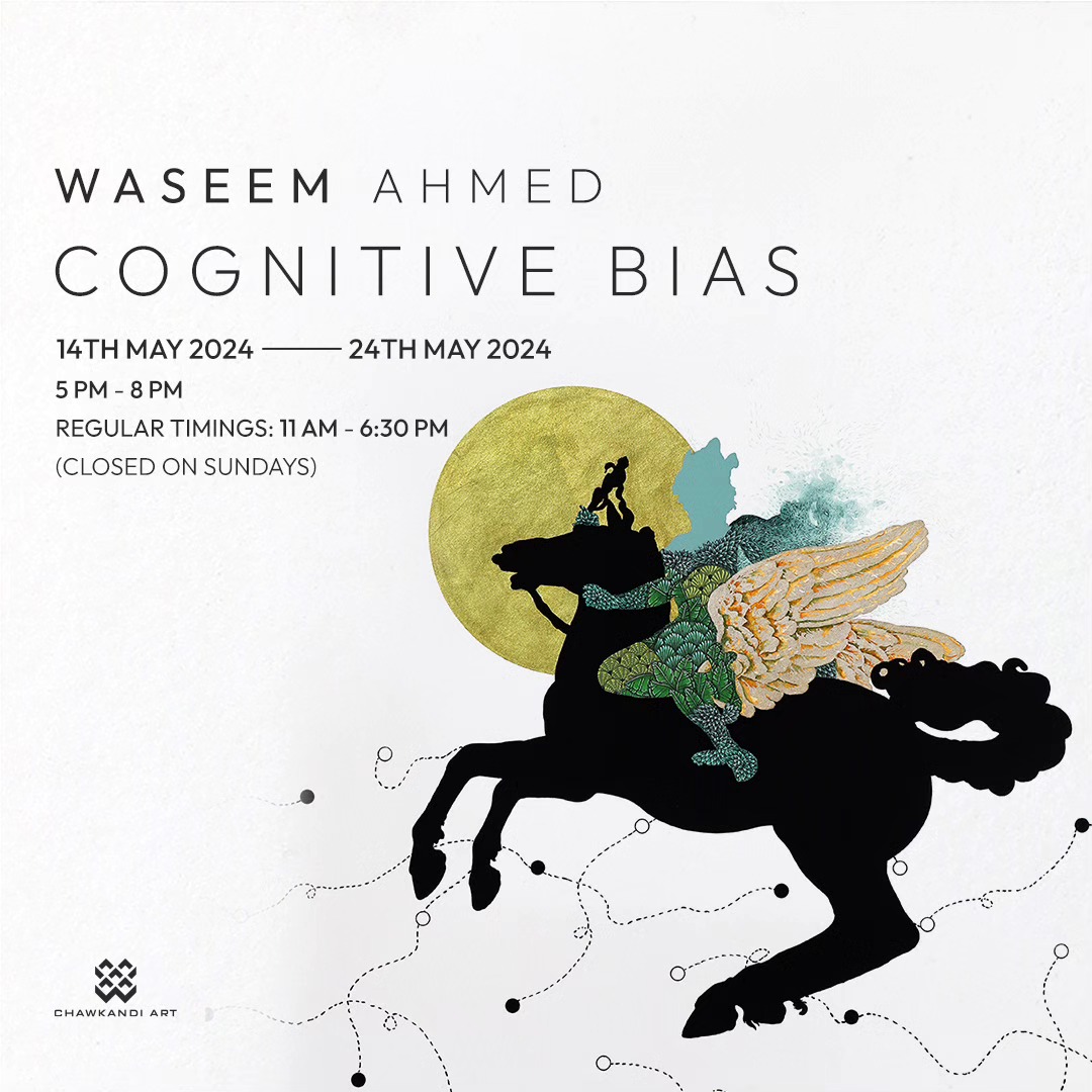 Chawkandi Art Gallery is delighted to present new works by Waseem Ahmed.. Image: