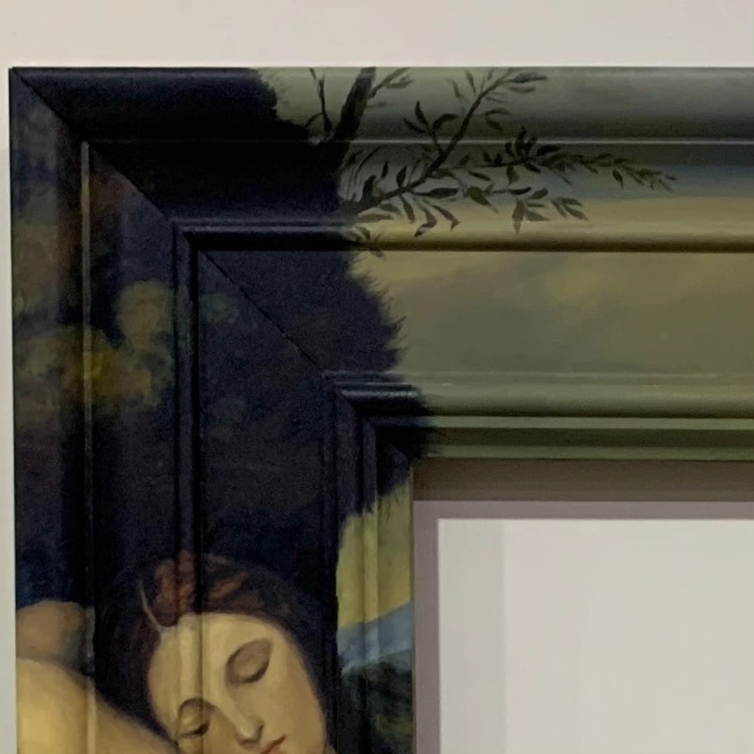 Sleeping Venus (after Titian and Giorgione)| Oil on wood | 24 x 18 inches — image 2