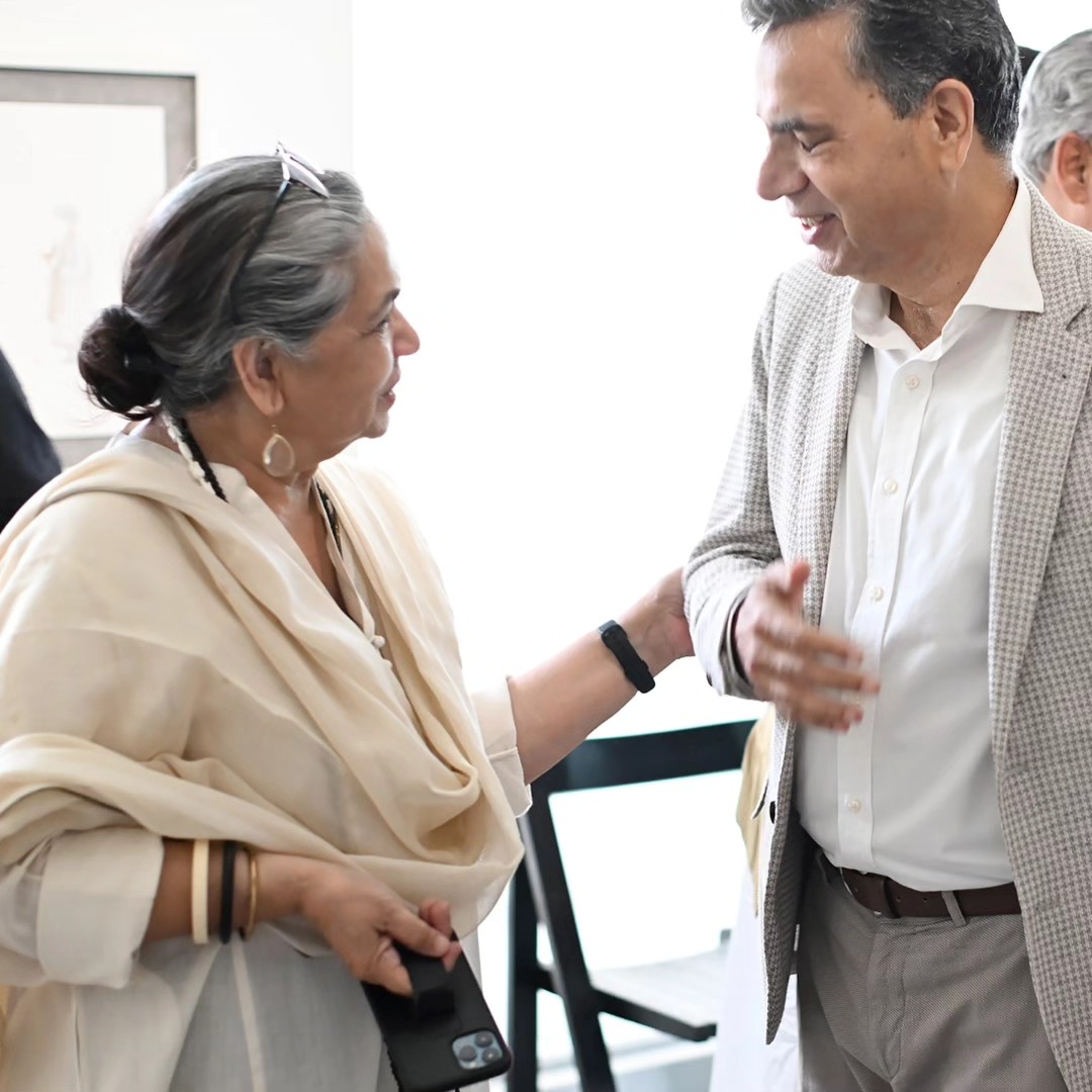 Glimpses from the Opening reception of ‘Zargar - an ode to Malmal’ by Pasha. — image 5