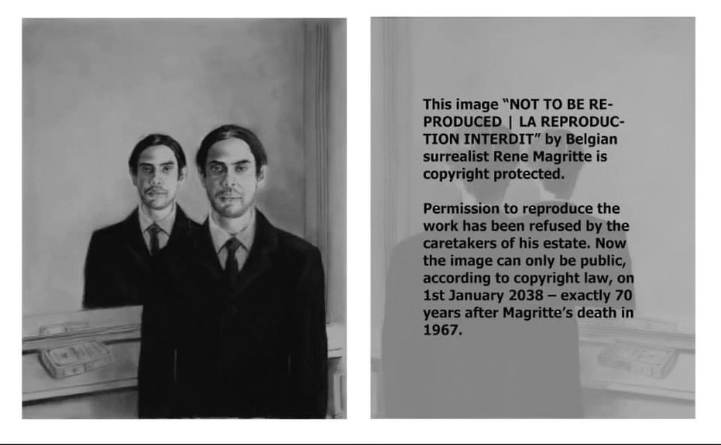 Not To Be Reproduced (after Rene Magritte)