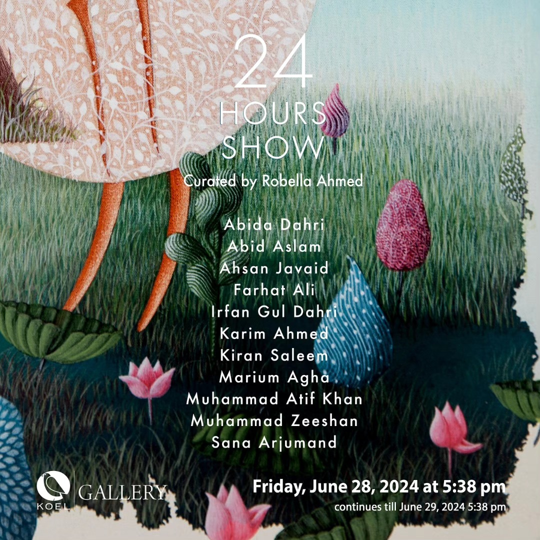 Twenty-Four Hours Show is a walk into the fleeting world where all is time-bound.