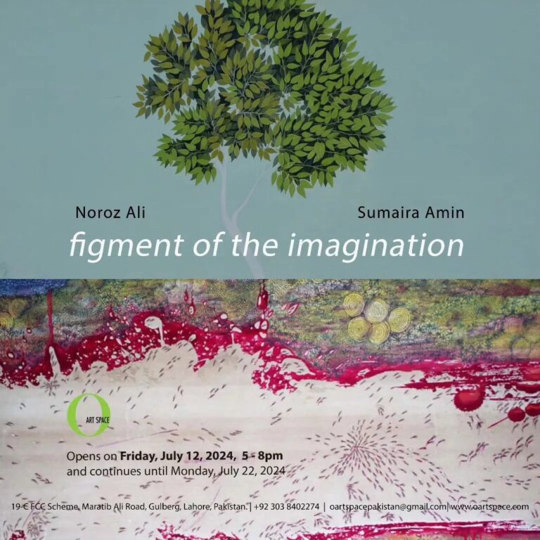 Figment of the Imagination: A two person show by very talented miniature painters Noroz Ali & Sumaira Amin opens on…