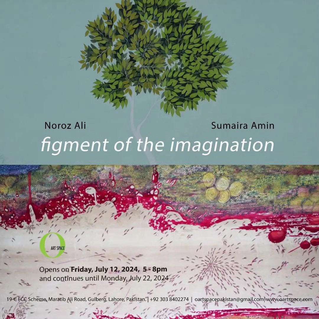 Figment of the Imagination: A two person show by very talented miniature painters Noroz Ali & Sumaira Amin opens on...