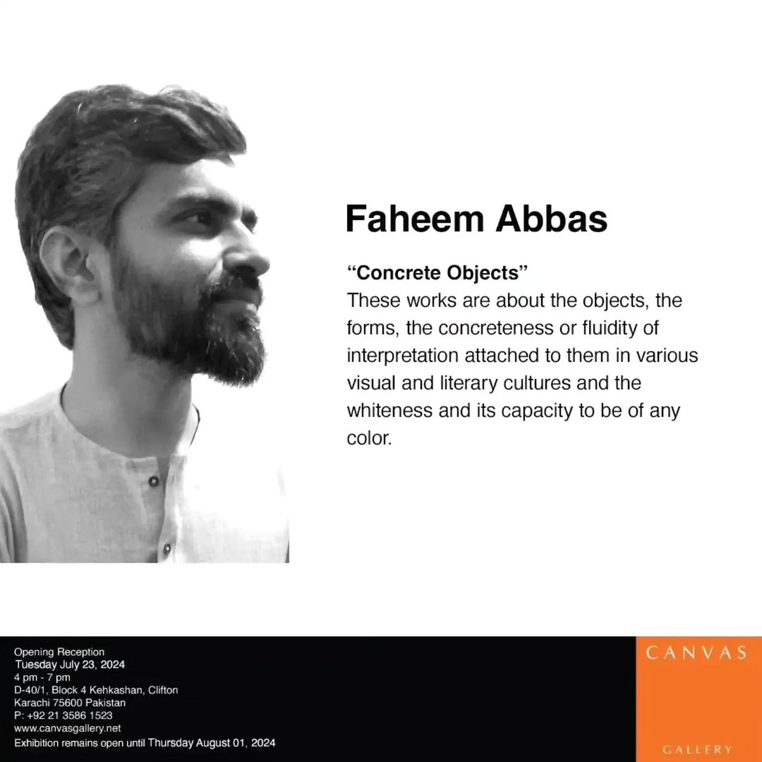 " Heart of the Matter " , a 3-Person show by Faheem Abbas, Munawar Ali Syed and Safdar Ali opens on Tuesday July 23rd... — image 2