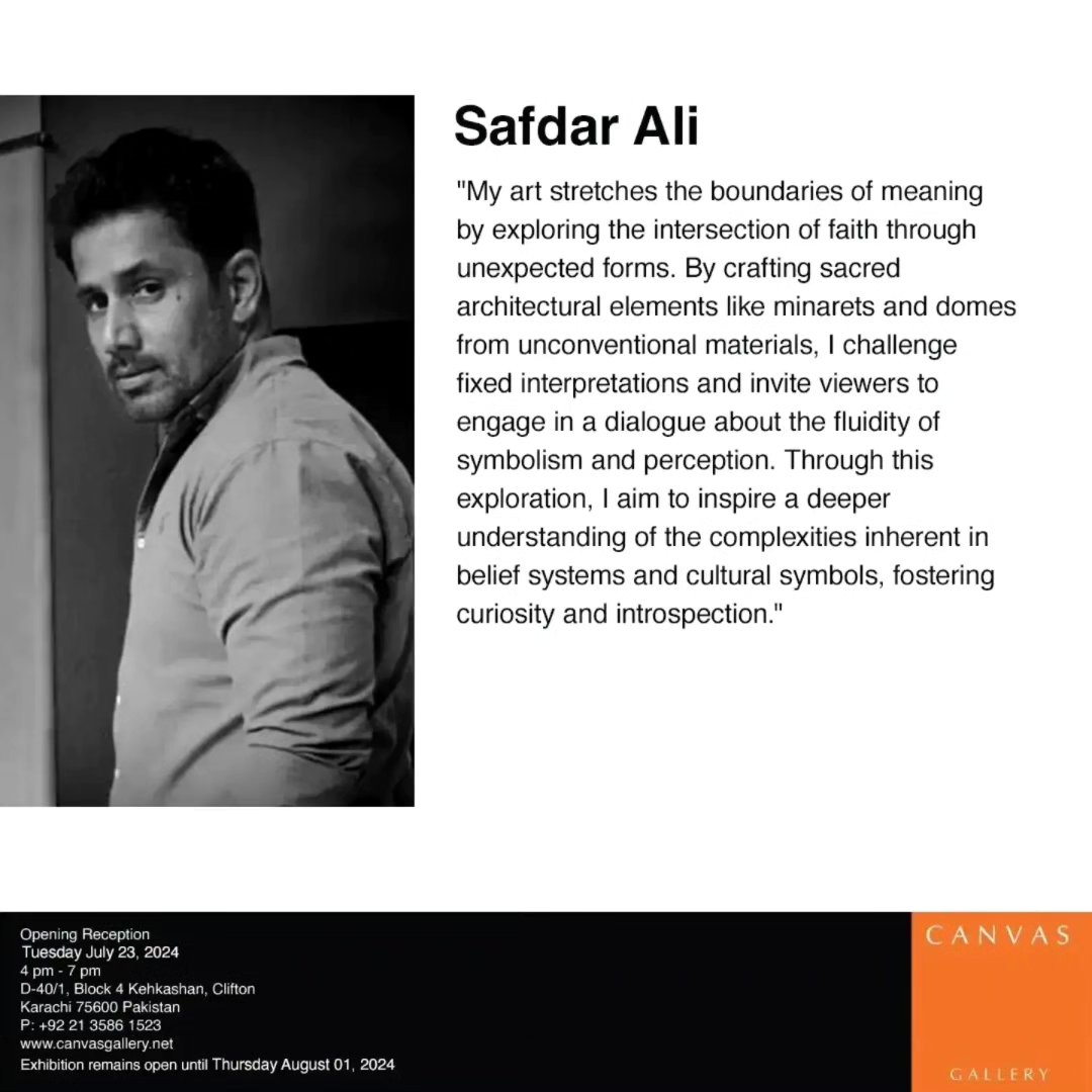 " Heart of the Matter " , a 3-Person show by Faheem Abbas, Munawar Ali Syed and Safdar Ali opens on Tuesday July 23rd... — image 5
