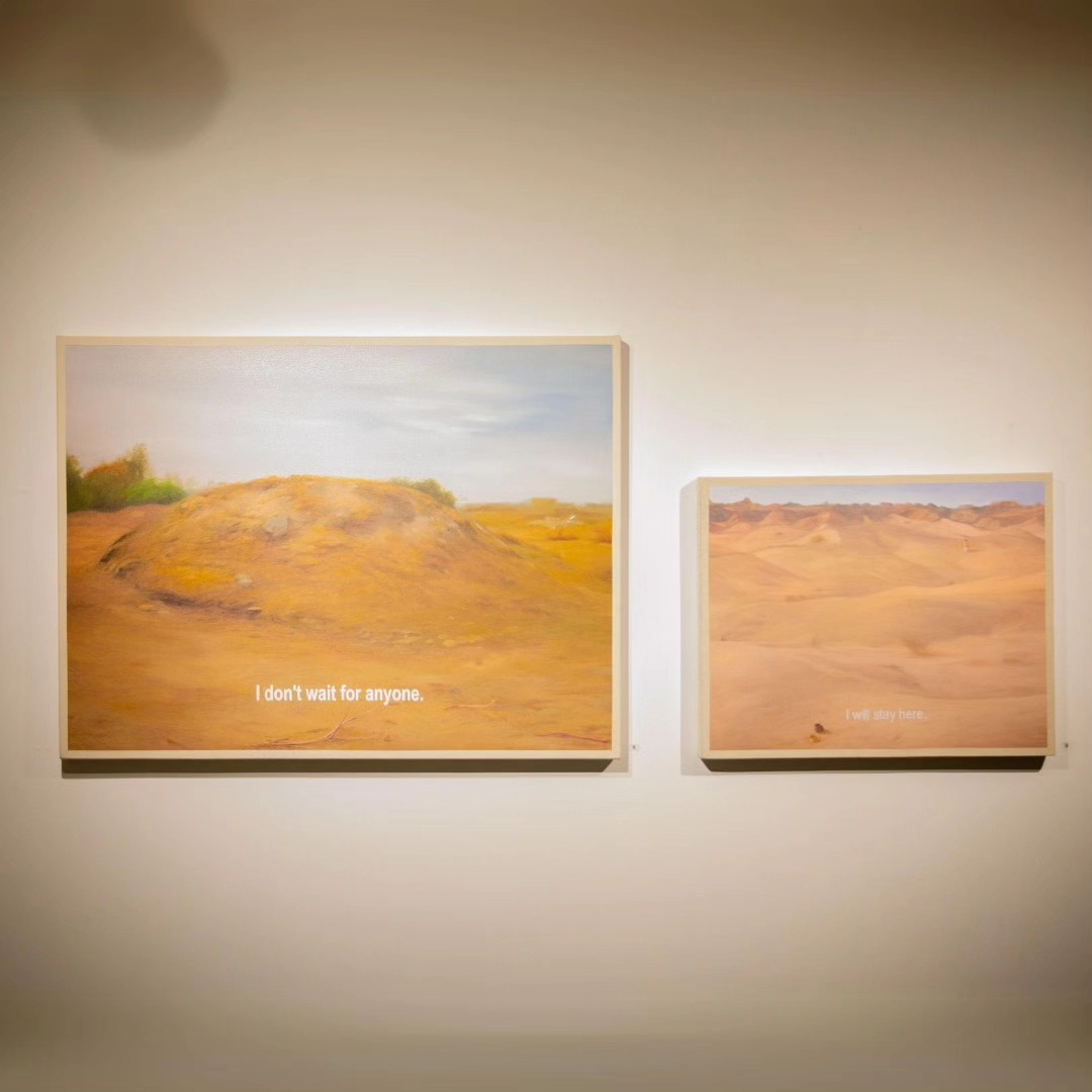Hamid Ali Hanbhi and Ahsan Memon’s Relationship of Words and Images continues till 4th September 2024. — image 7. Photography by @bilaldanishphotography