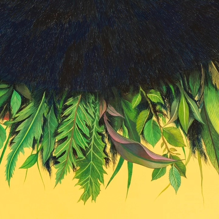 Sabrina Amrani is pleased to announce the gallery's participation in Asia NOW, with a presentation showcasing works by... — image 5. Image: 'An Eye To Transcendence', 2024. Gouache on Acid Free Paper, 53 x 68 cm by Wardha Shabbir