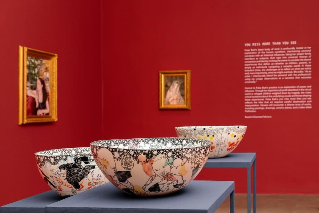 A solo exhibition of recent works by British–Pakistani artist Faiza Butt, titled ‘you miss more than you see’, is now... — image 3