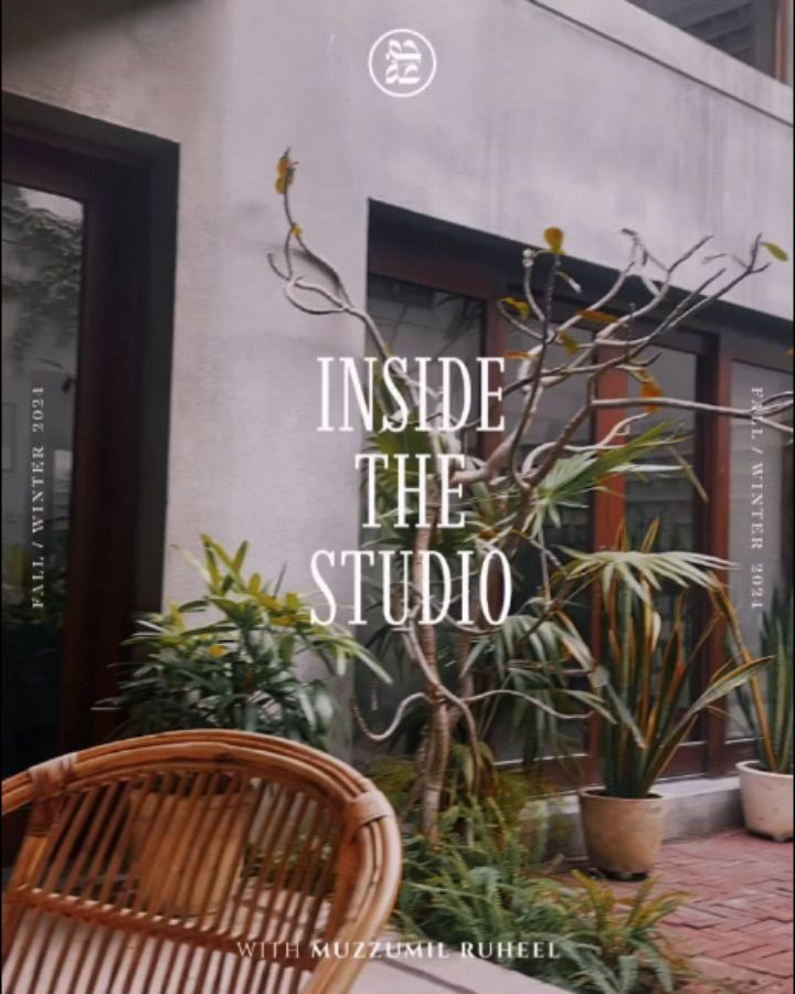 Inside the Karachi studio of Muzzumil Ruheel, creating his latest exhibition “On Emptiness,” on view until December.