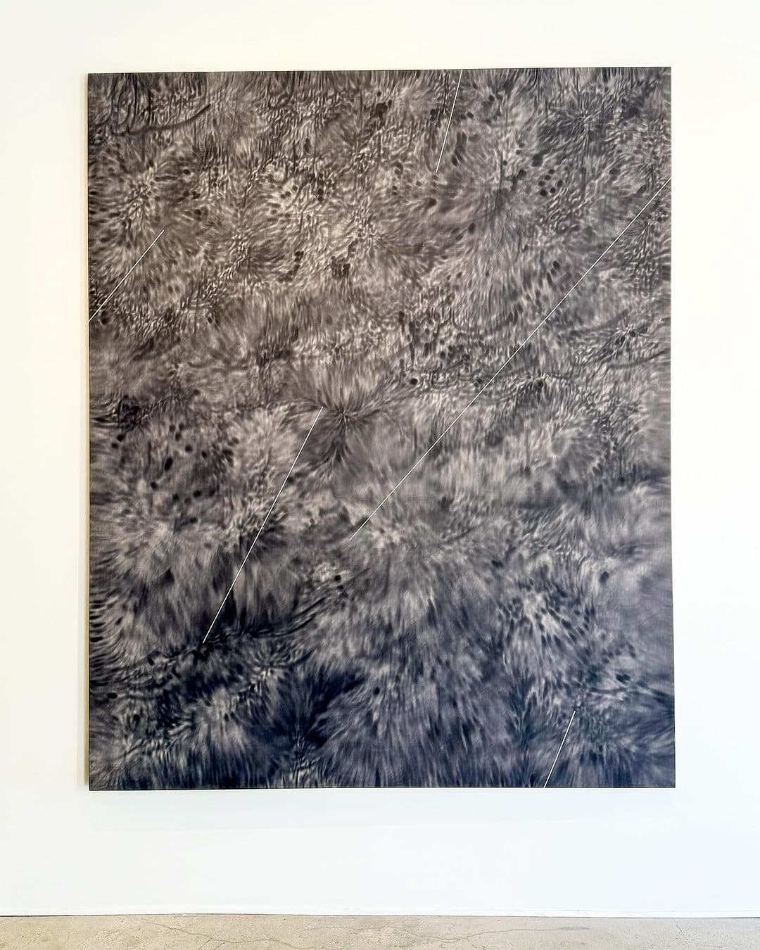 Inside the Karachi studio of Muzzumil Ruheel, creating his latest exhibition “On Emptiness,” on view until December. — image 5