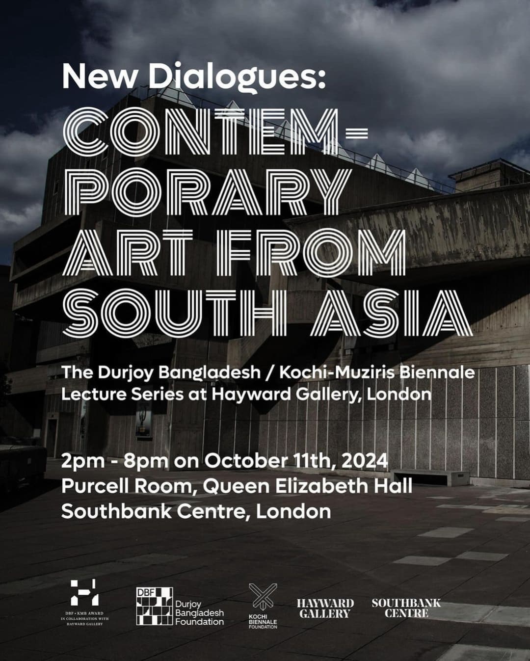 Reminder to join us on Friday October 11, 2024, 2 pm - 8.30 pm, at the Purcell Room, Queen Elizabeth Hall, London, for... — image 4