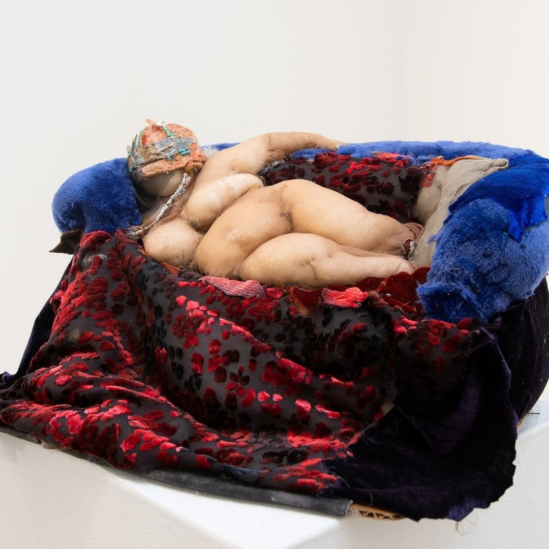 Ruby Chishti’s solo exhibition ‘The World is a Loose Stitch’ is on view for one more week. — image 1