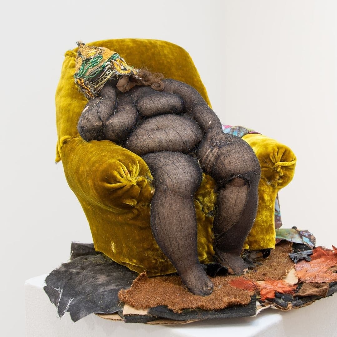 Ruby Chishti’s solo exhibition ‘The World is a Loose Stitch’ is on view for one more week. — image 2