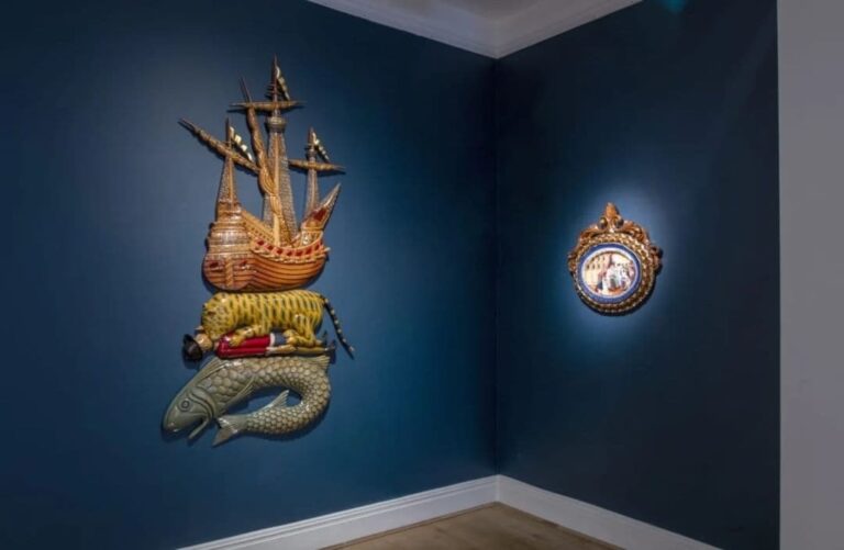 The rock star of Canvas Gallery Adeela Suleman’s @adeela_suleman show is up at @grosvenorgallery London and it looks…
