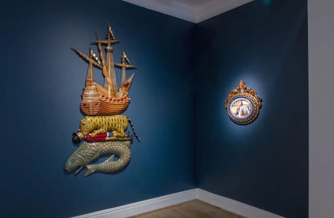 The rock star of Canvas Gallery Adeela Suleman's @adeela_suleman show is up at @grosvenorgallery London and it looks... — image 1