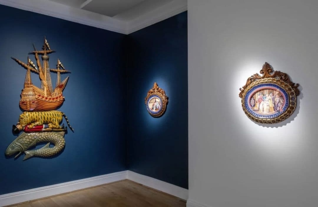 The rock star of Canvas Gallery Adeela Suleman's @adeela_suleman show is up at @grosvenorgallery London and it looks... — image 2