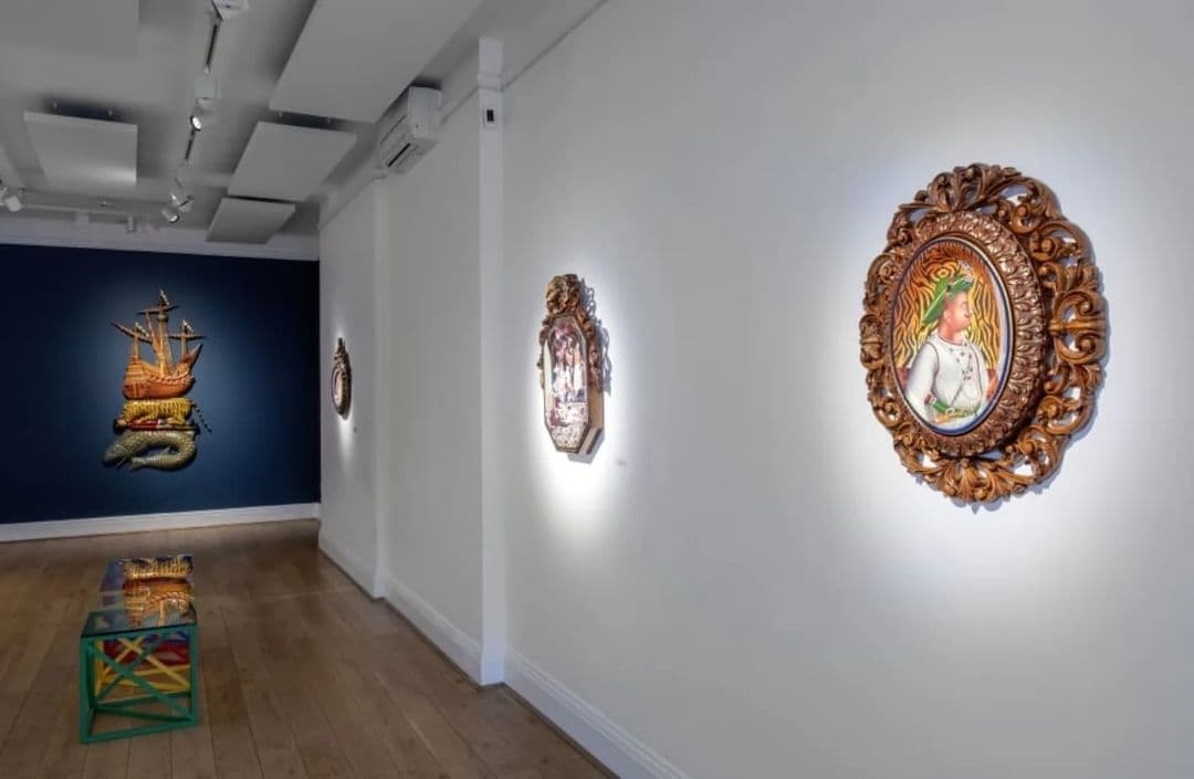 The rock star of Canvas Gallery Adeela Suleman's @adeela_suleman show is up at @grosvenorgallery London and it looks... — image 3