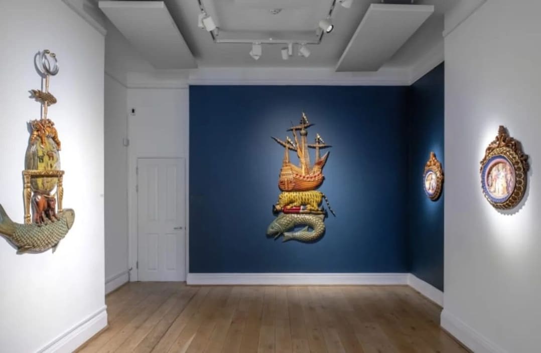 The rock star of Canvas Gallery Adeela Suleman's @adeela_suleman show is up at @grosvenorgallery London and it looks... — image 4