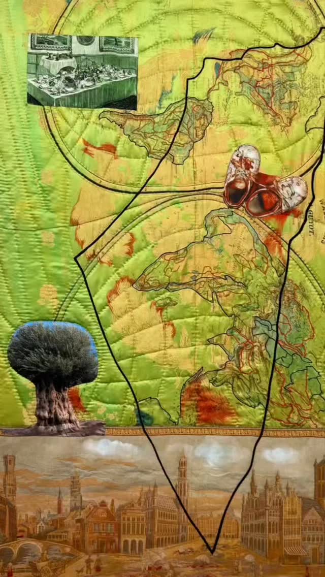 A solo show by Risham Syed, ‘Chait Vasraand… What The Rain Remembers’, opened, November 19th 2024 from 4 pm – 7 pm @ Canvas Gallery.