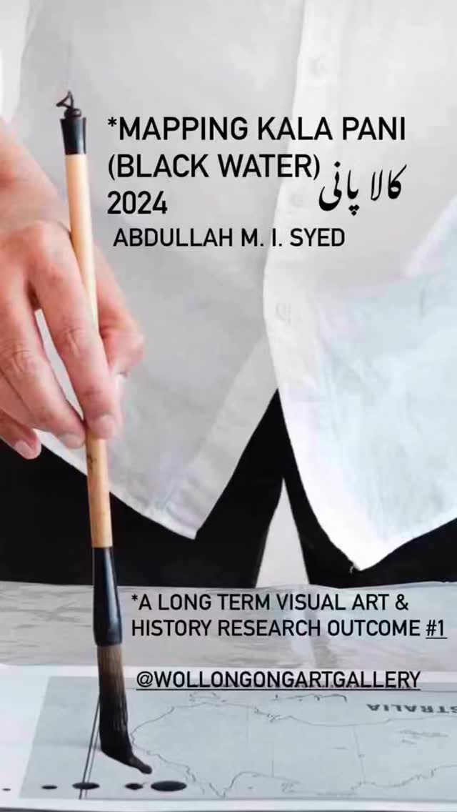 Abdullah M. I. Syed, ‘Mapping Kala Pani’, 2024, mixed media installation.