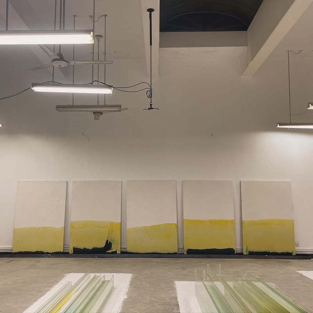 Evolution of a work time based work exhibited at Karachi Biennale ‘24. — image 4