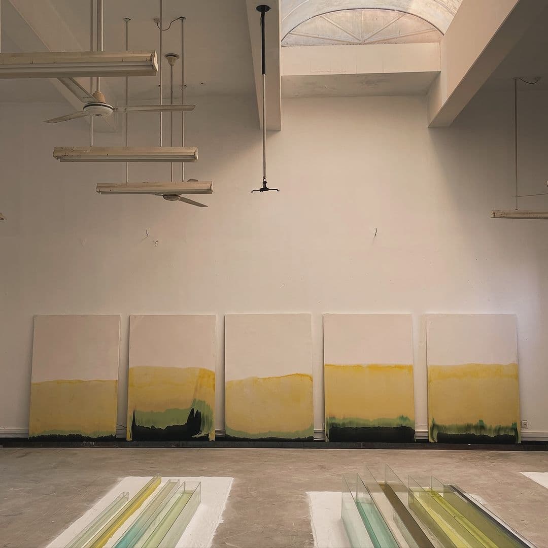Evolution of a work time based work exhibited at Karachi Biennale ‘24. — image 5