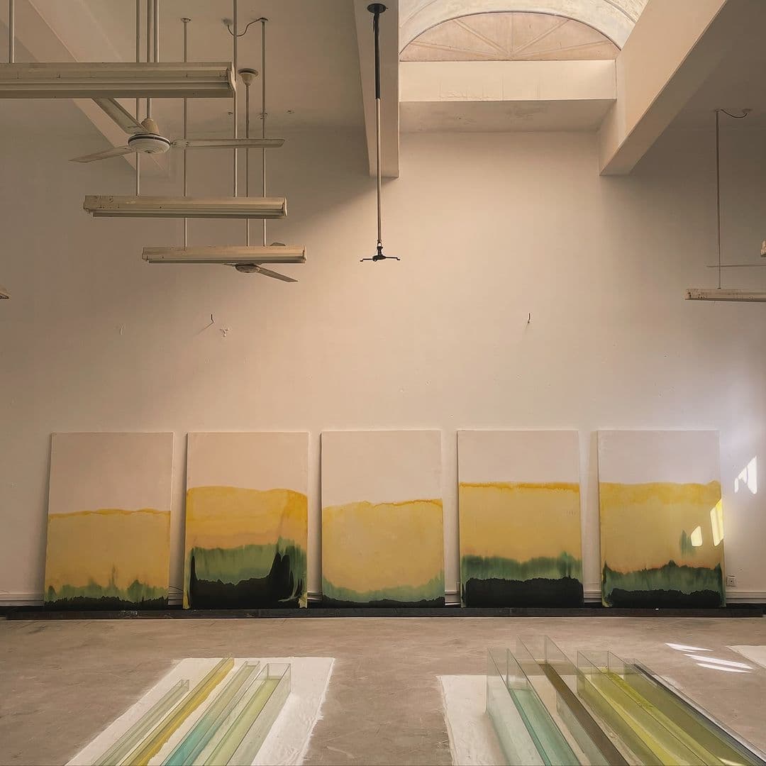 Evolution of a work time based work exhibited at Karachi Biennale ‘24. — image 6